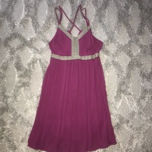 Purple sun dress